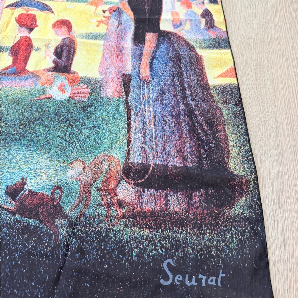 Colorful Vintage Bohemian Art Print Scarf 27,5*27,5 - Picture 5 of 7
